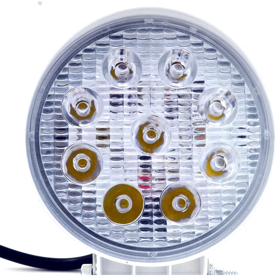 Adam Marine Günışığı LED Lamba 12V - 24V 27W Yuarlak Beyaz Boyalı