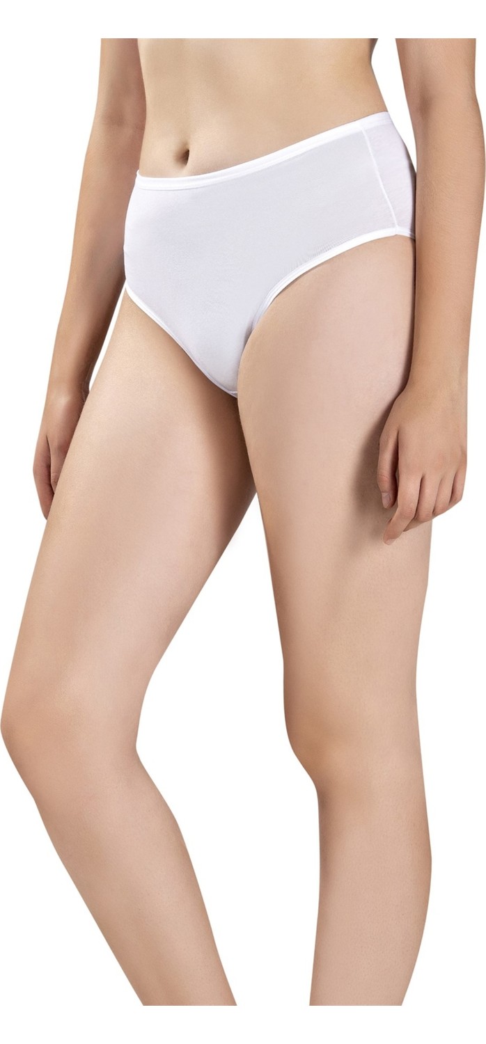 Jiber 6 'li Kadın Siyah Pamuklu Bikini Külot 652 görsel 2
