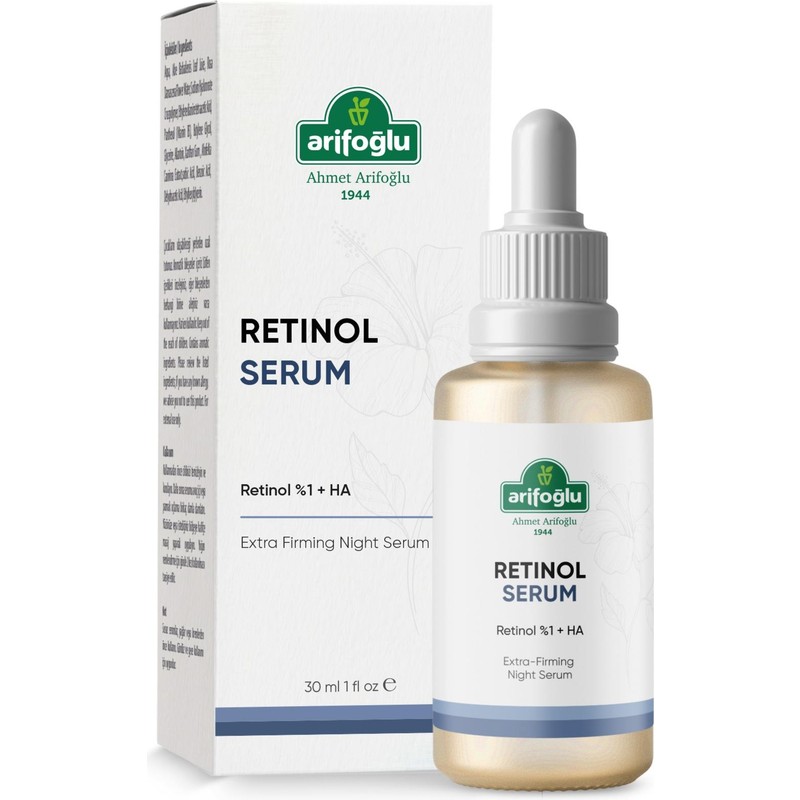 Arifoğlu Onarıcı Retinol (A Vitamini) Sıkılaştıcı Gece Serumu 30 ml Retinol %1+Ha Extra Firming Night Serum