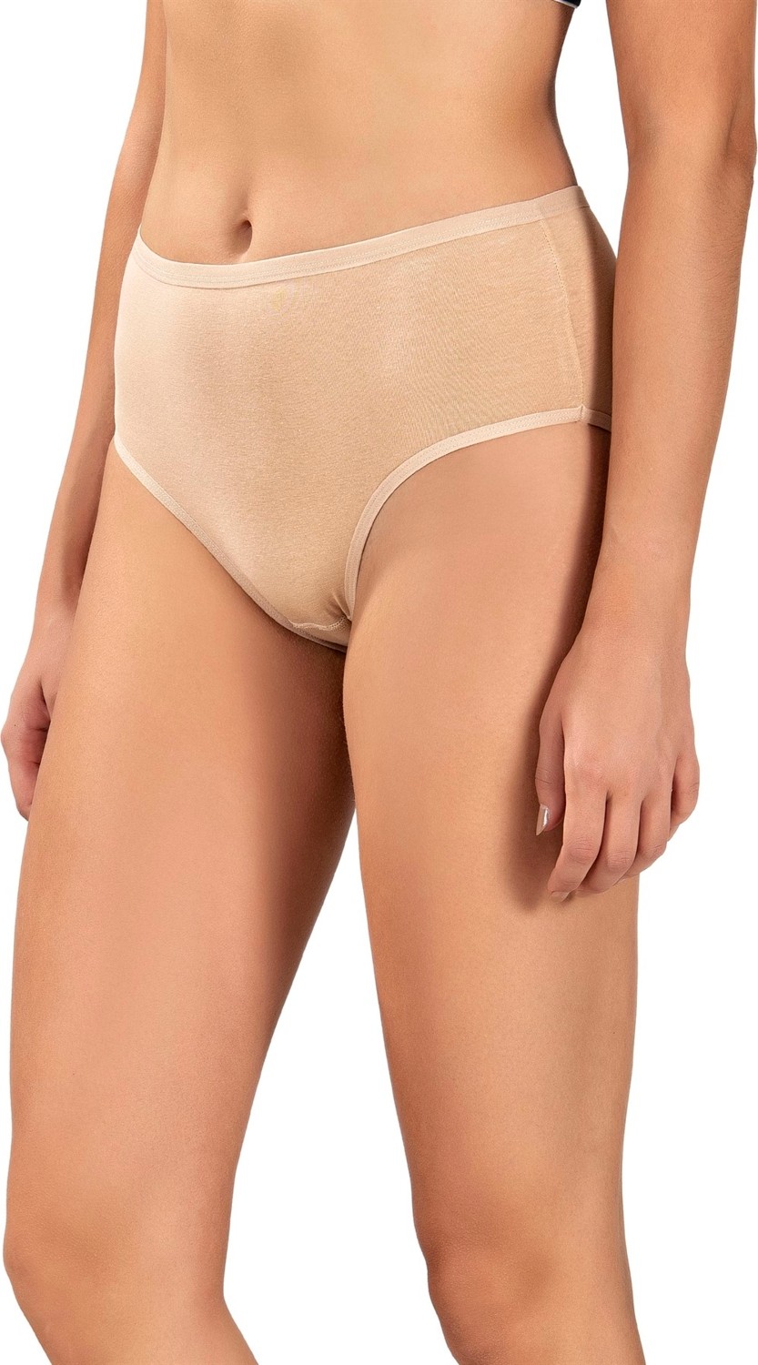 Jiber 6 'li Kadın Siyah Pamuklu Bikini Külot 652 görsel 7