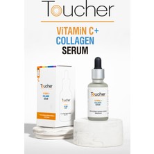 Toucher Vitamin C Serum, %2 L-Ascorbic Acid - Aydınlatıcı, Cilt Tonu Eşitleyici, Nemlendirici, Dayanıklılık Artırıcı Formül 30 ml