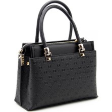 Kadın El Çantası Siyah - Siyah SP826 Silver & Polo