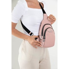 Silver & Polo Pink - Pink SP959 Kadın Bel Çantası