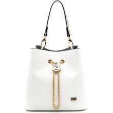 Silver Polo Kadın Çapraz Çanta Beyaz - A.gri SP967 Silver & Polo