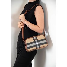Silver Polo Silver & Polo Bej - Taba SP899 Kadın Çapraz Çanta
