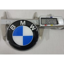 Nos Bmw  E32 Kaput Arması  8.2cm, Mavi , Bmw E32 Kaput Logosu , Bmw Logo