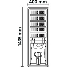 Forlife 500W Solar Sokak Armatürü