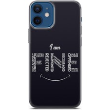Denza Case Apple iPhone 12 Mini Uyumlu Kılıf Hd Baskılı Kılıf - Ben Iyiyim