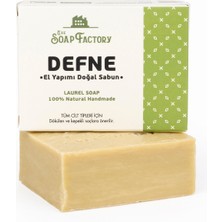 The Soap Factory Klasik Seri El Yapımı Defne Sabunu 110 g x 3 Adet (Toplam 330 g) - Vegan - Lüks - Bütün Cilt Tipleri İçin - Geleneksel Kaynatma Yöntemi