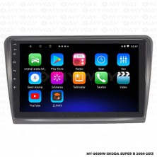 Myway Skoda Super B Android 12 Multimedya Carplay 2gb RAM+32GB HDD 2009-2013 Navigasyon Ekran