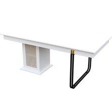 Venatto Trio White  Yemek Masası