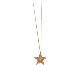 Usho Jewelry 925 Ayar Gümüş Yıldız Kolye
