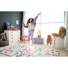 OGGİA Toy Alphabet Premium  Oyun Matı / Halısı 140 cm*195 cm*12 mm