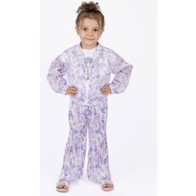 Best Kids Kız Çocuk Pilili Renkli Pantolon