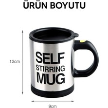 SELF STIRRING MUG Kendi Kendini Karıştıran Bardak Pratik Termos Kupa