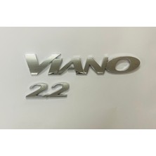 Yazı İzleri Mercedes W639 Viano 2004 - 2014 Viano 2.2 Arka Bagaj Yazısı Krom