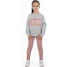 Best Kids Kız Çocuk Baskılı Sweatshırt BK22KK14061