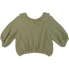 Best Kids Kız Çocuk Yaka Fırfırlı Bluz BK23YK14183