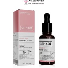 SKIN401 Aha %10 Bha %2 Cilt Tonu Eşitleyici Yüz Peeling Serum 30ML (%25 Tanıtım )