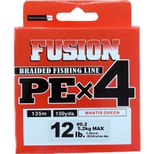 Osaka Fusion Pe X4 Mantıs Green 135MT Ip Misina (Su Geçirmez)