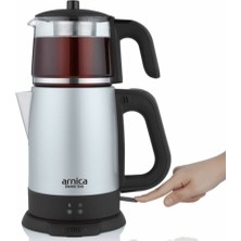 Arnica IH33203 1800W Demli Stil Camlı Çay Makinesi Mint