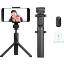 Xiaomi Bluetooth Kumandalı Orjinal Selfie Çubuğu - Monopod - Tripod Siyah