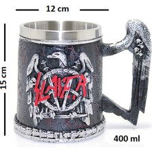 Slayer Figürlü Kabartmalı Kupa Bardak