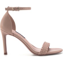 Nine West Sına 3fx Bej Kadın Topuklu Sandalet