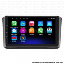 Myway Ssangyong Rexton Android 12 Multimedya Carplay 2gb RAM+32GB HDD 2006-2012 Navigasyon Ekran