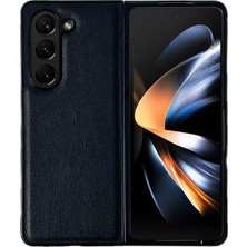 Hongshou Hongshou-Samsung Galaxy Z Fold5 Için Litchi Texture Pc + Tpu Kılıf (Yurt Dışından)