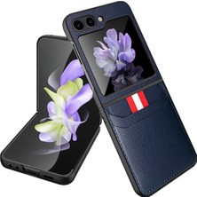 Hongshou Hongshou-Samsung Galaxy Z Flip5 5g Için Litchi Doku Telefon Kılıfı (Yurt Dışından)