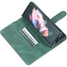 Azns Hongshou-Samsung Galaxy Z Fold5 Için Azns Skin Fe Pu+Tpu Kılıf (Yurt Dışından)