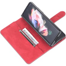 Azns Hongshou-Samsung Galaxy Z Fold5 Için Azns Skin Fe Pu+Tpu Kılıf (Yurt Dışından)