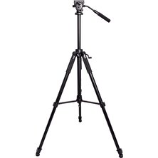 Fototek 170CM Profesyonel Hidrolik Kafa Video Tripod 10 kg Taşıma Kamera Tripot Kalın Bacak Tutma Süngerli