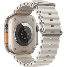 Ally Apple Watch 7-8 45MM 6-5-4 44MM Marine Silikon Kayış Kordon 3-2-1 42MM
