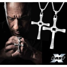Fybang Hızlı x Dominic Toretto Haç Kolye ~ Erkekler, Kadınlar, Çiftler Için Titanyum ve Yapay Elmas Çekicilik Kolye Takı ~ 2 Boyut ???fantasy World Tarafından??? (Yurt Dışından)