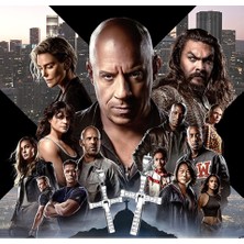 Fybang Hızlı x Dominic Toretto Haç Kolye ~ Erkekler, Kadınlar, Çiftler Için Titanyum ve Yapay Elmas Çekicilik Kolye Takı ~ 2 Boyut ???fantasy World Tarafından??? (Yurt Dışından)