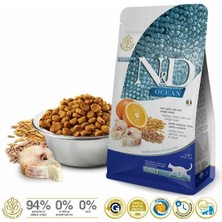 N&d Ocean Düşük Tahıllı Morina Balıklı Yetişkin Kedi Maması 1.5 kg