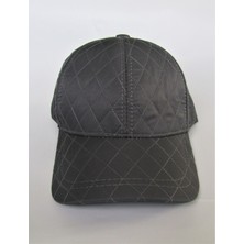 Salar Ticaret Füme  Kapitone Ünisex Kışlık Spor Şapka Ayarlanabilir