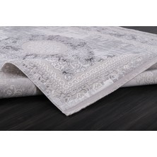 Almoss Halı Almoss Mocca Klasik 5191G Gri-Gri Makine Halısı