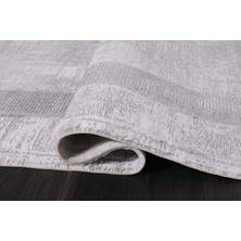Almoss Halı Almoss Mocca Tarz 5218D Beyaz-Gri Makine Halısı