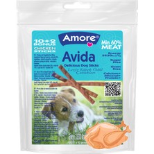Amore Avida Duo 36 Mi x Tahılsız Köpek Ödül Çubuk Sticks 24 x Kuzu Etli 12 x Tavuk