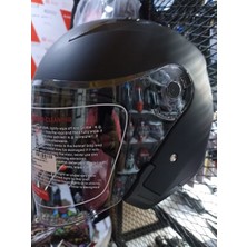 Jıekaı Yarım Kask Mat Siyah (Xl)
