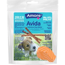 Amore Avida Duo 36 Mi x Tahılsız Köpek Ödül Çubuk Sticks 12 x Kuzu Etli 24 x Balık