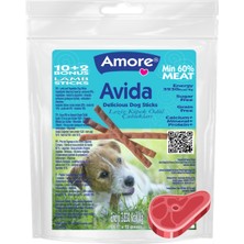 Amore Avida Duo 36 Mi x Tahılsız Köpek Ödül Çubuk Sticks 12 x Kuzu Etli 24 x Balık