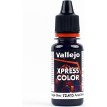 Vallejo 72413 18 ml. Omega Blue, Xpress Game Color Serisi Model Boyası