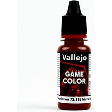 Vallejo 72115 18 ml. Grunge Brown, Game Color Serisi Model Boyası