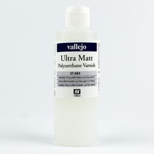Vallejo 27653 200 ml. Poliüretan Ultra Mat Vernik, Model Boyası