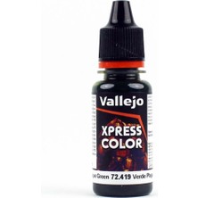 Vallejo 72419 18 ml. Plague Green, Xpress Game Color Serisi Model Boyası