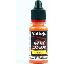Vallejo 72156 18 ml. Fluorescent Orange, Game Color Serisi Model Boyası